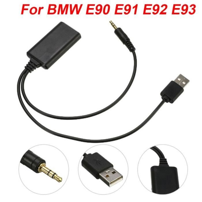 Accessoire audio - vidéo,Adaptateur de câble Radio Bluetooth pour BMW E90, E91, E92, E93