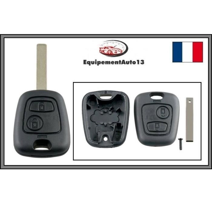 coque cle PEUGEOT 107 307 CITROEN C3 C3 boitier 2 BOUTONS