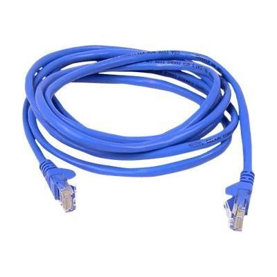 BELKIN Câble RJ45 Lisse UTP - CAT5 - Bleu - Mâle/Mâle - 2 m