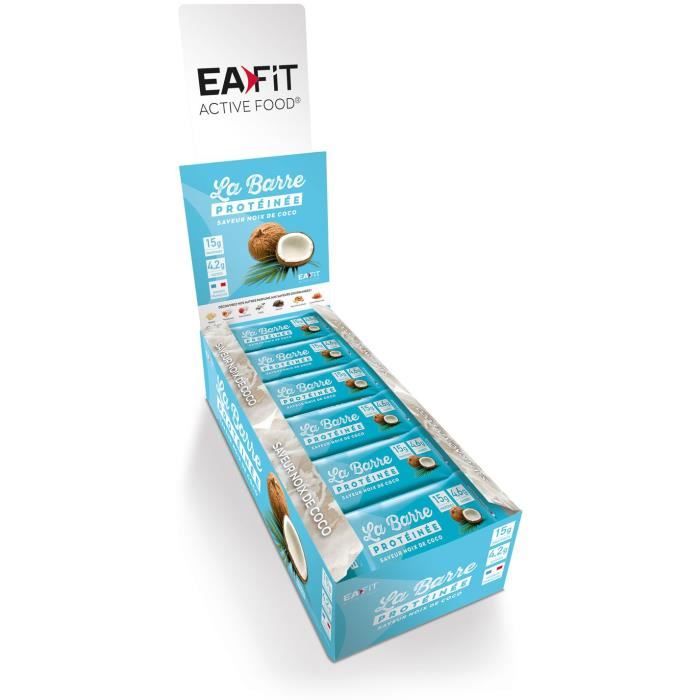 EAFIT - La barre protéinée Noix de coco - Présentoir 24 barres