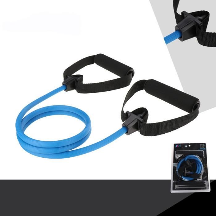 Elastique de Resistance Musculation Fitness 120 cm 10 Livres Jaune