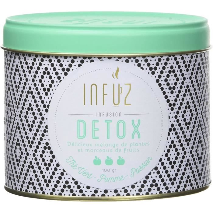 The Et Infusion - Détox Vrac Thé Vert À Pomme Au Fruit La Passion Favorise
