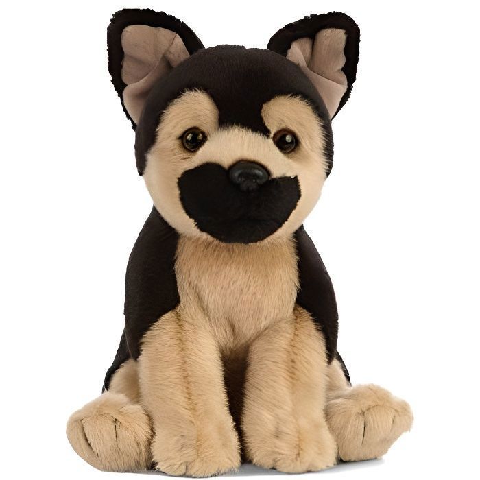Peluche Living Nature - Chiot berger allemand en peluche (16 cm) AN440
