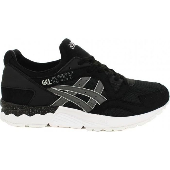 Basket Asics Gel Lyte V Noir et Gris - Chaussure Running Homme