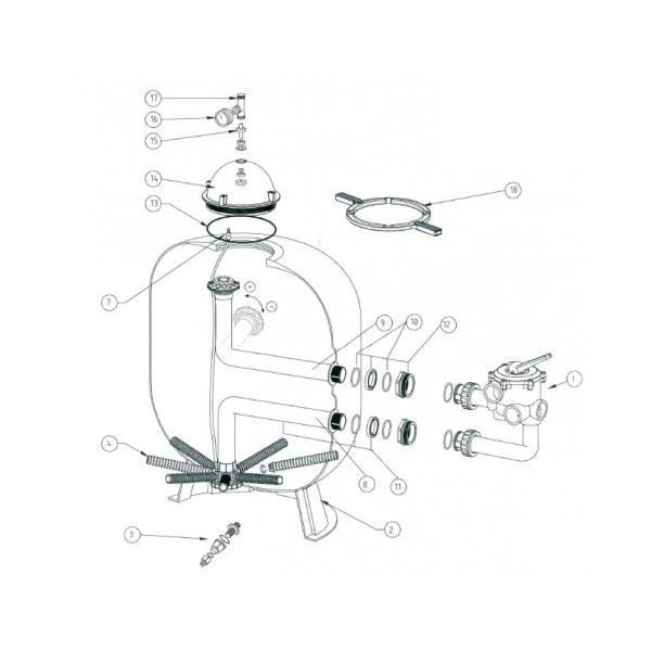4.Crépine TR100 nouveau modèle