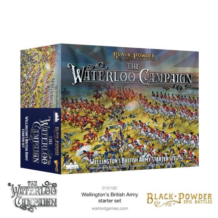 The Waterloo Campaign - Wellington's British Army Starter Set - Black Powder Epic Battles