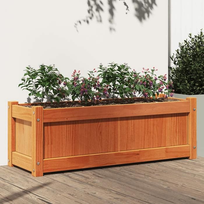vidaXL Jardinière Cire 90x31x31 cm