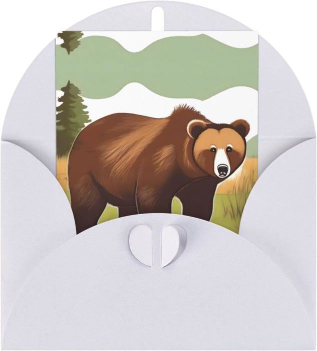 Second Ave Carte De Vœux Carrée Pour Grand-mère Et Grand-père Motif