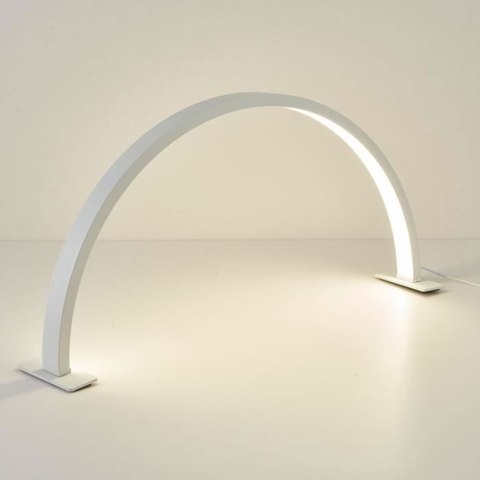 Lampe à Ongles Demi-Lune en forme de U à 3 Températures de CouleurLampe de beautétatouage sourcils lumière - 50W- Blanc