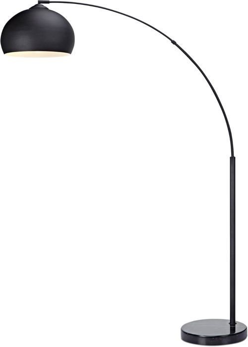 Lampadaire Strap En Métal Avec Ruban Cuir, Noir