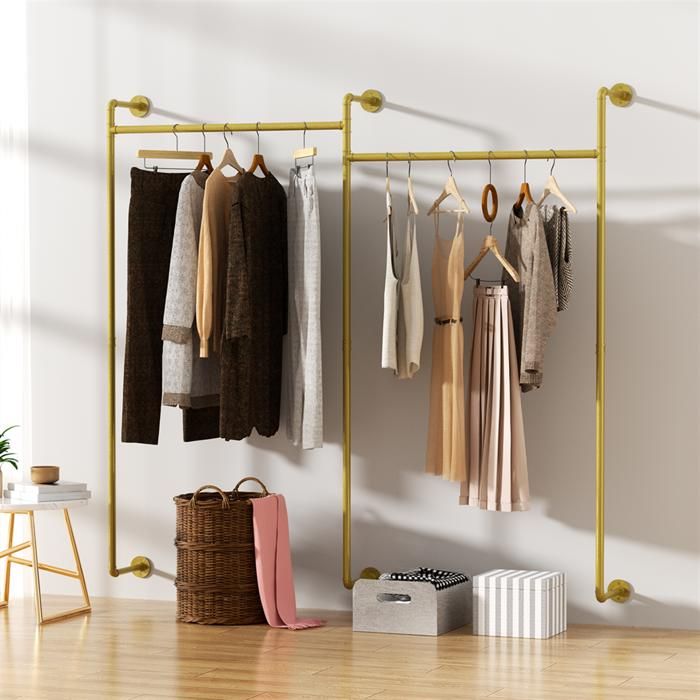 Penderie Vêtements pour Dressing Mural Portant à Vêtement
