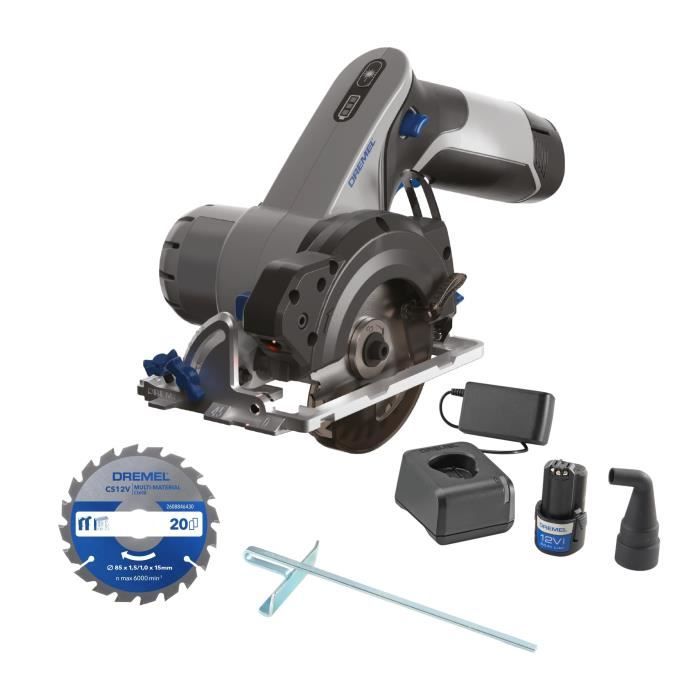 Scie compacte CS12V S1 12V 3 accessoires 1 batterie 2Ah + chargeur DREMEL Blueprint - vue 3