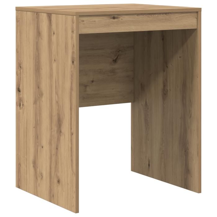 MGH - NEUF Bureau à domicile Table de travail Chêne artisanal Bois dingénierie 60 x 50 x 76 cm ll937