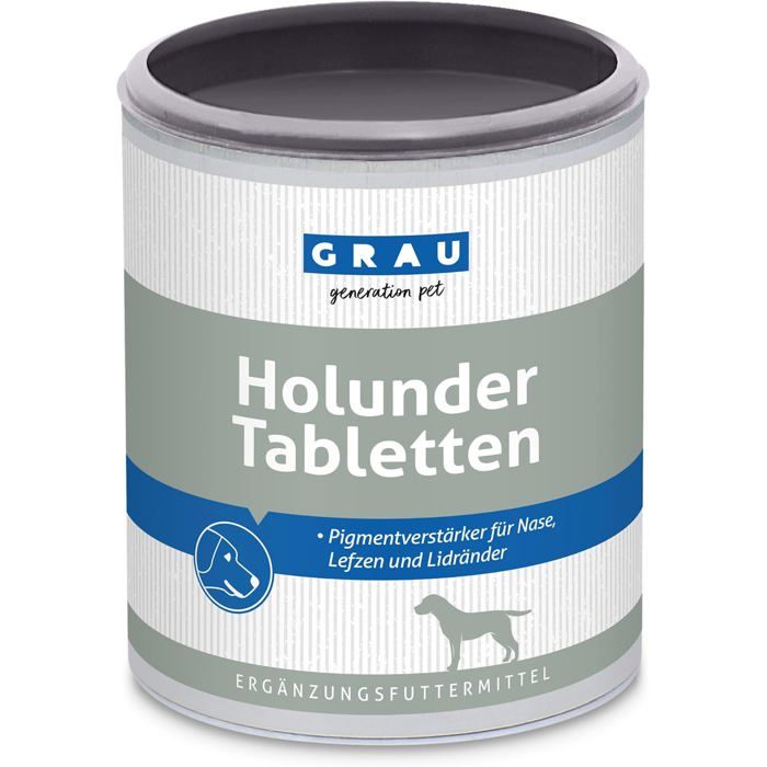 Complément alimentaire pour chiens - GRAU Loriginal - Sureau algues & orties - Favorise pigmentation - 500 comprimés