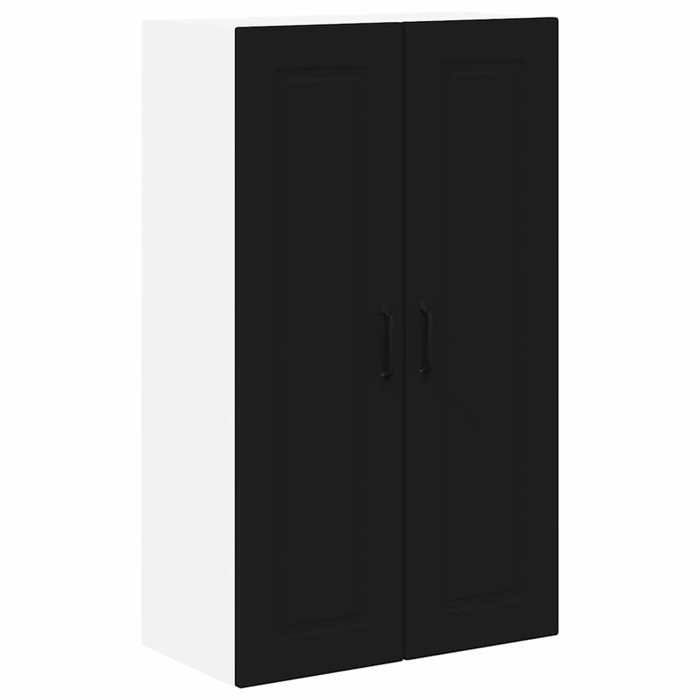 BEL-ACHAT* Meuble de stockage Moderne - Suspendu - Meuble mural de cuisine Noir 60x31x100cm Bois dingénierie @Promo5594092