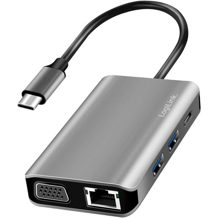 Station D'accueil USB-C Ronde 4 Ports - Hub 4-en-1 480 Mbps, Voyant LED, Compacte Pour Ordinateur Portable, Tablette, Téléphone - 11