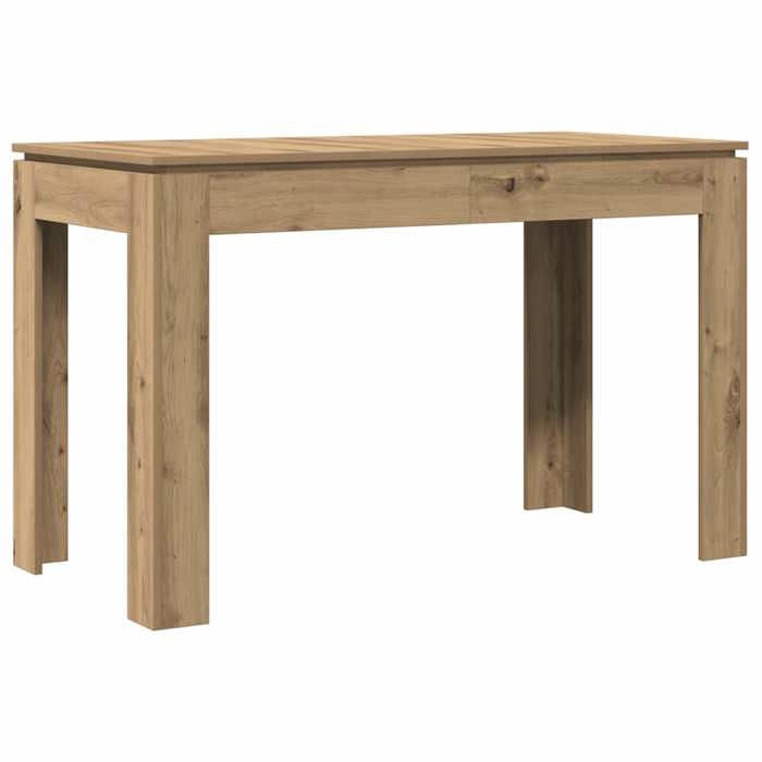 Style industriel - Table à manger4 PersonnesTable de cuisine chêne artisanal 120x60x76 cm Bois dingénierie tls682227