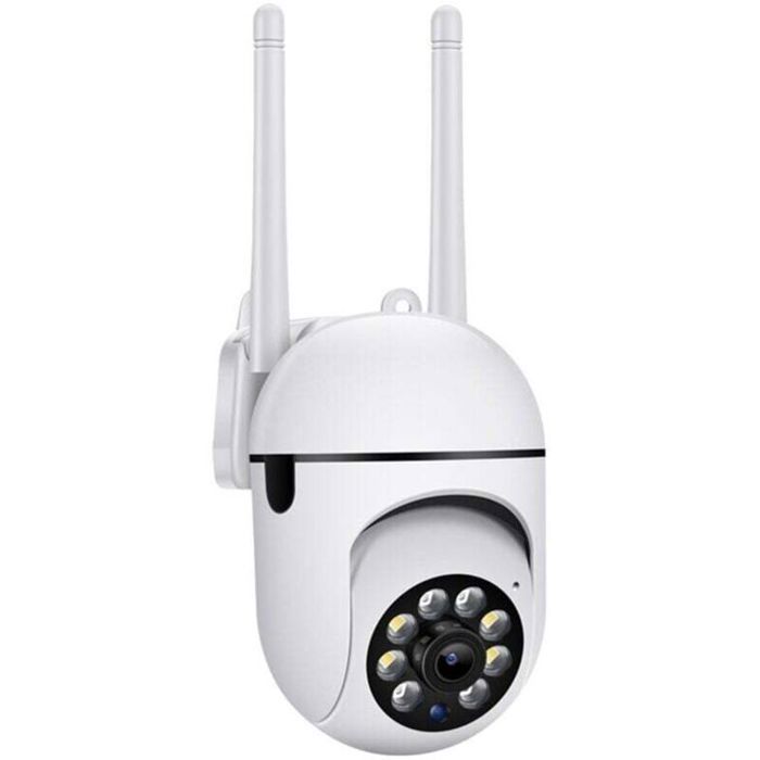 CaméRas de SéCurité ExtéRieures Wi-Fi 24 GHz pour la à Domicile Surveillance DôMe 1080P vue 360° Audio Bidirectionnel
