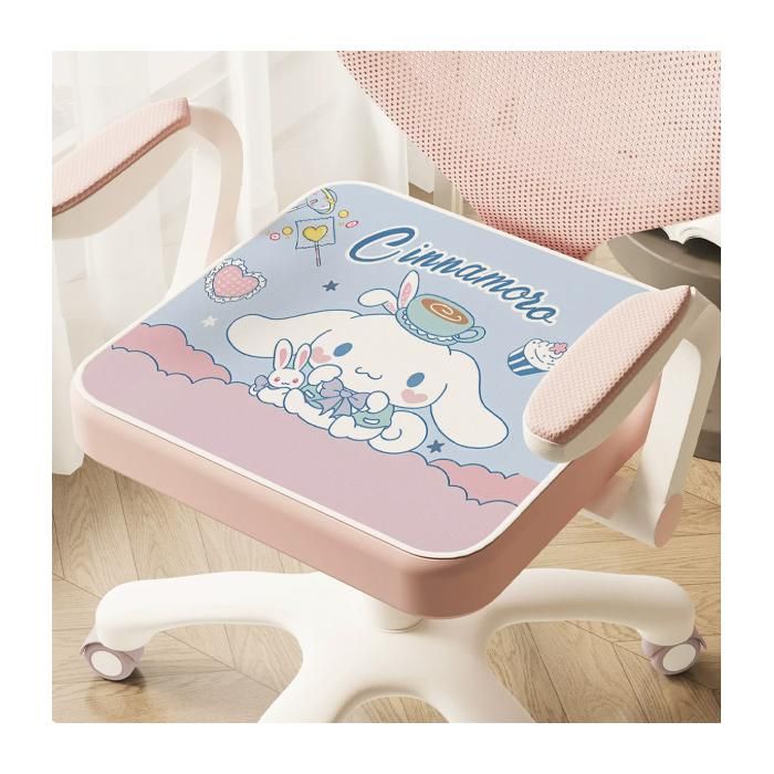 Coussin chaise Cinnamoroll fraîcheur respirant 45×45cm tissu glace été kawaii