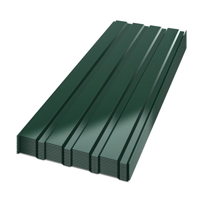 12 pièces Feuille de toiture Métal Léger Tôle dacier Feuille trapézoïdale tôle profilée Feuilles de toiture Draps 6 m²