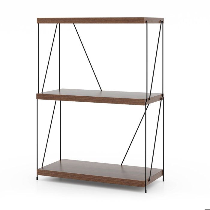 Planches 1 3 et cadre métal étagère de rangement multiusage pour livres et déco salon chambre bureau