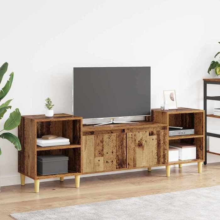 URBRAN®Meuble TV Bois Ancien 160 x 35 x 55 cm Bois dingénierie - Meuble HIFI_20289