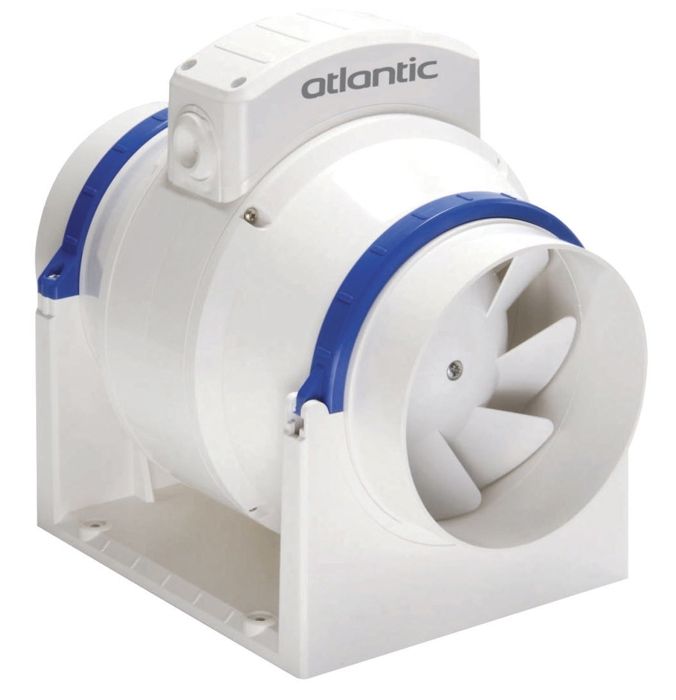 Ventilateur individuel permanent en conduits diamètre 100 - Atlantic - VCM EASY 100 3V - Atlantic