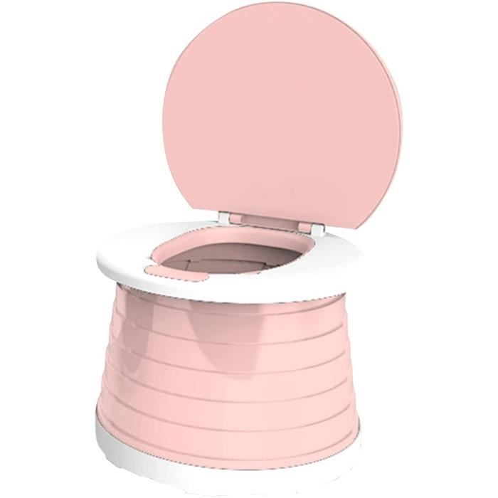 Pot Pliable Pour Enfant Rose - Portable Et Multifonction DQZSY
