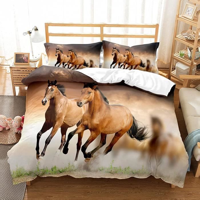 Parure De Lit Réversible Football Herding Young Collection - Housse 135x200 Cm + Taie 80x80 Cm