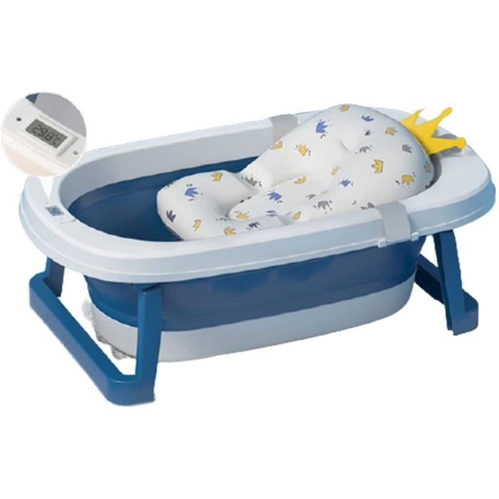 Baignoire Bebe Pliable Sur Pied Avec Coussin Et Affichage De La Temperature Antiderapant Bain Bebe Assis Baignoir Bebe 0 5ans 14 Cdiscount Puericulture Eveil Bebe
