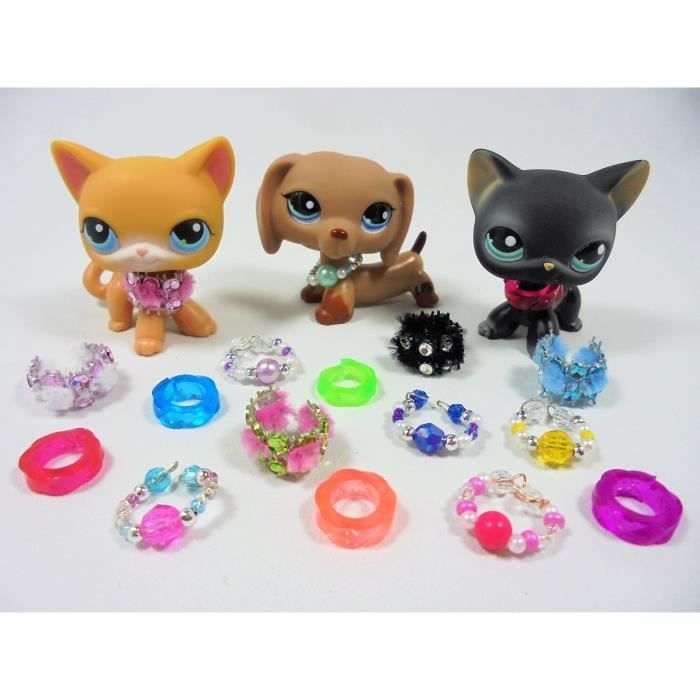 Poupee Tmw6f Lps Littlest Pet Shop Accessoires Colliers Vetements 6 Pc Aleatoire Colliers Sac Cadeau Pour Animaux Non Inclus Achat Vente Figurine Personnage Cdiscount