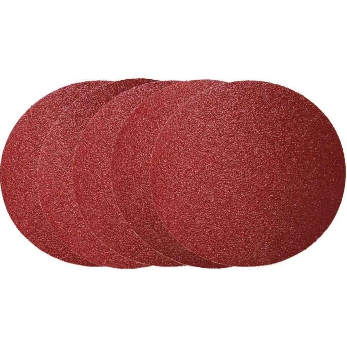 Lot de feuilles abrasives pour ponceuse disque ESG PTSG 140 B2