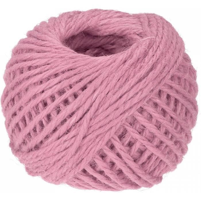 164 Pieds 2,5Mm Jardin Ficelle, Jute Corde Corde Pour Artisanat, Cadeau