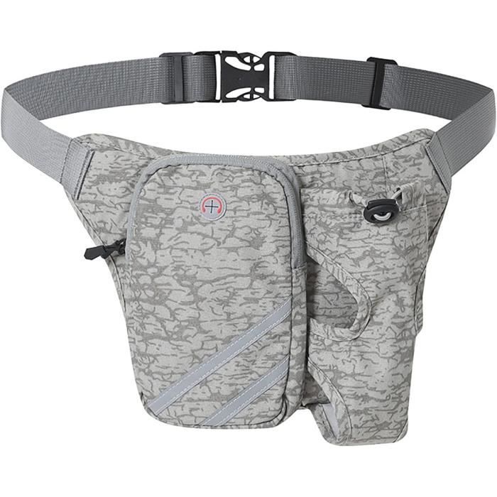 Sac De Cuisse Iridisé – Sac Banane Réglable Pour Cyclisme, Randonnée, Voyage – Vert Classique, Léger Et Pratique