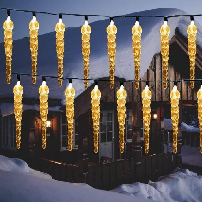 Guirlande Solaire Fleur De Lotus - 50 LED, 8 Modes, étanche, Parfaite Pour Le Jardin, Noël Ou Une Déco D'ambiance