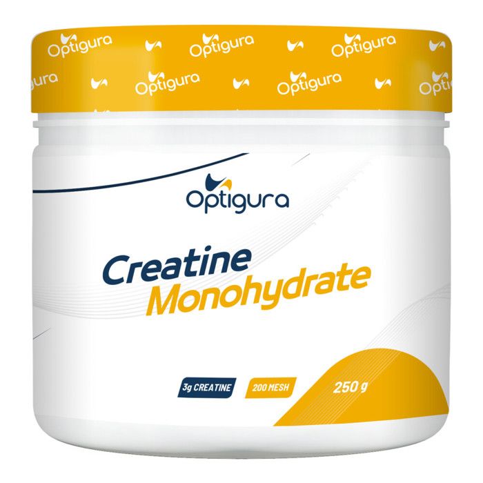 Créatine Optigura - Creatine Monohydrate - Saveur neutre 250g