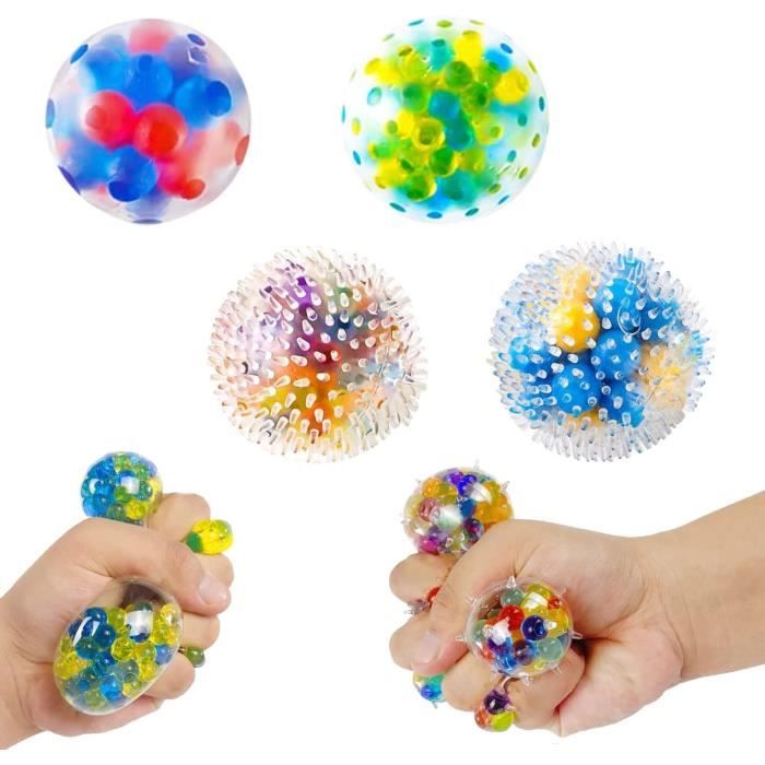 Boule anti-Stress sensoriel, ensemble de jouets en maille pour