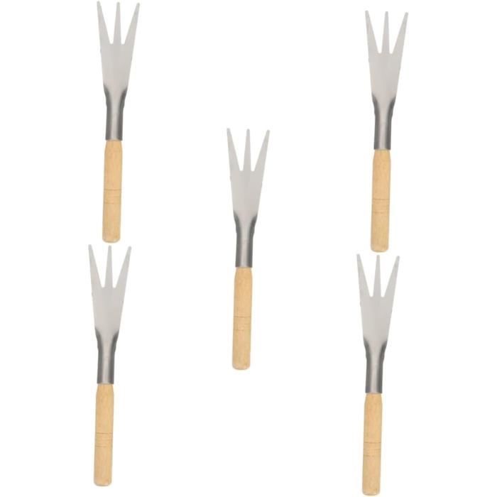 Kit D'outils De Jardin 5 Pièces - Pelles, Râteau, Sécateur, Sac, En Acier Inoxydable