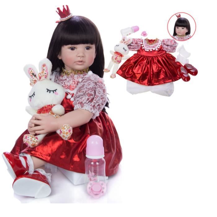 24 60 Cm Poupee Bebe Fille Reborn Doux Vinyle Princesse Poupee Avec Cheveux Noirs Bonecas Bebe Poupee Rouge Dentelle Robe Enfants Cdiscount Jeux Jouets 24 60 Cm Poupee Bebe Fille Reborn Doux Vinyle Princesse Poupee Avec Cheveux Noirs Bonecas Bebe Poupee Rouge Dentelle Robe Enfants Cdiscount Jeux Jouets