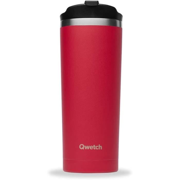 Qwetch Travel Mug Isotherme Matt Framboise 470ml Mug Café & Thé