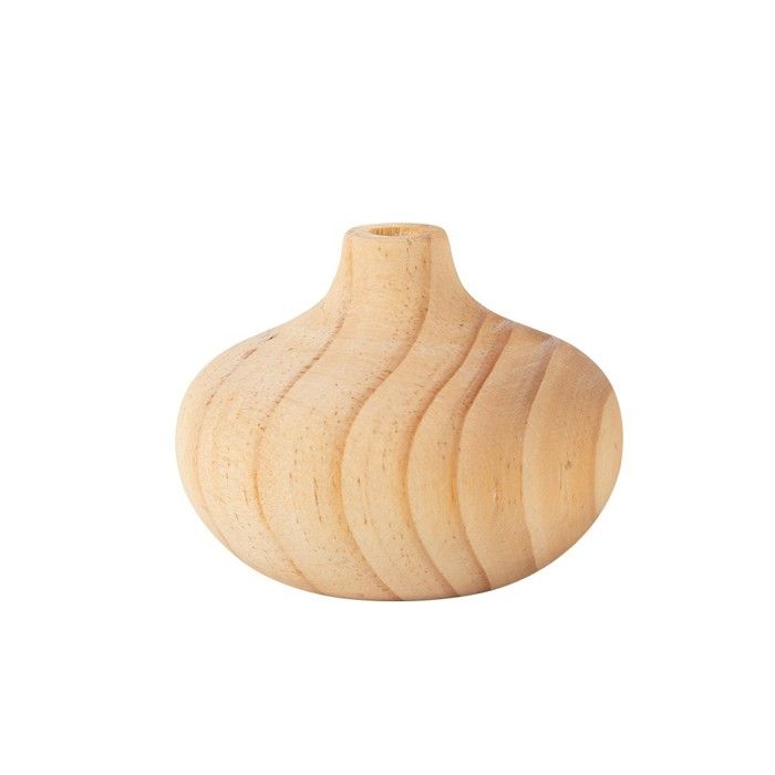 3 soliflores en bois avec éprouvette, Anso design