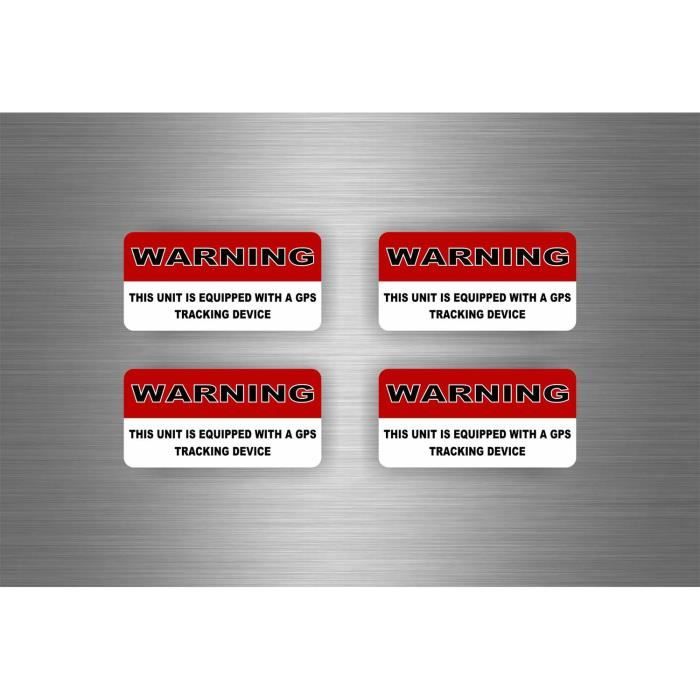 Autocollant "Système D'alarme" Rouge Antivol - 85 X 25 Mm, Vinyle Résistant - Pour Voiture, Moto, Scooter, Ordinateur Portable