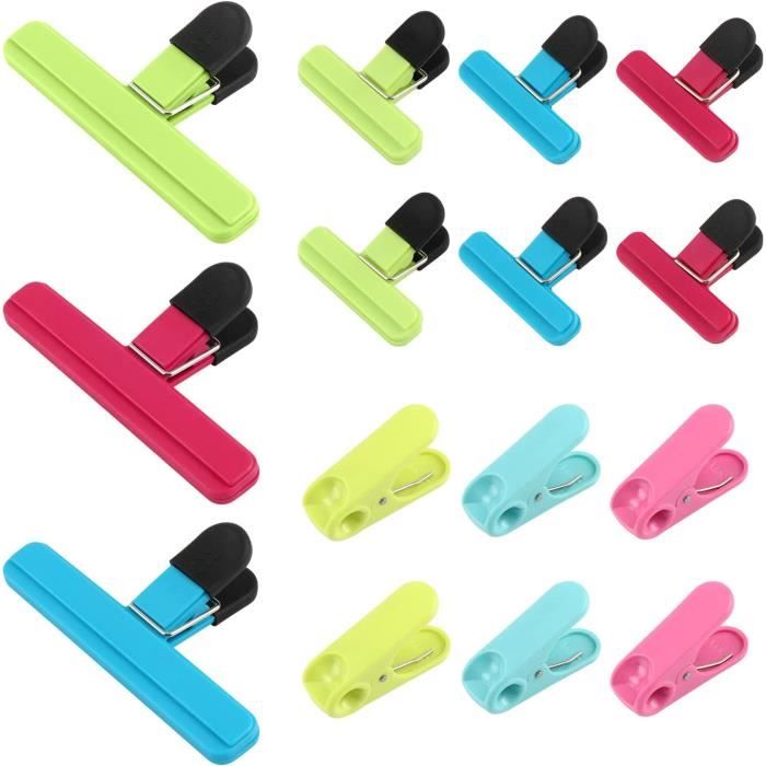 Fermeture Sachet Alimentaire,15 Pièces Alimentaire d