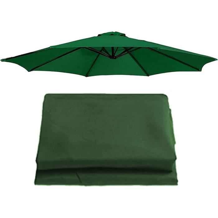 MENAYODA Housse Parasol Terrasse 3m Imperméable - Toile De Remplacement Durable Jardin Patio