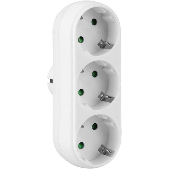 Adaptateur De Voyage Multiprise 2 Pièces - Prise UK Avec Fusible 13A, Pour Malaisie, Singapour, Vietnam, Royaume-Uni - 13