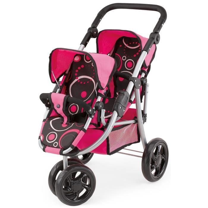 Poussette landau poupées rose Mode Bébé 81703-517 : Magasin de puériculture  et jouets de naissance : poussette et landau , cadeau de naissance