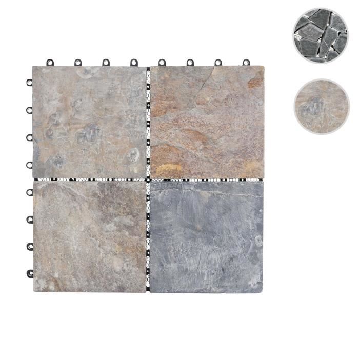 11x VINYL CARRELAGE SOL-rayures bleues 1 m²