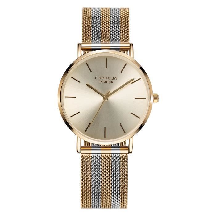 Orphelia Fashion - Montre Femmes - Quartz - Analogique - Bracelet en Acier inoxydable - Multicolore - OF714816