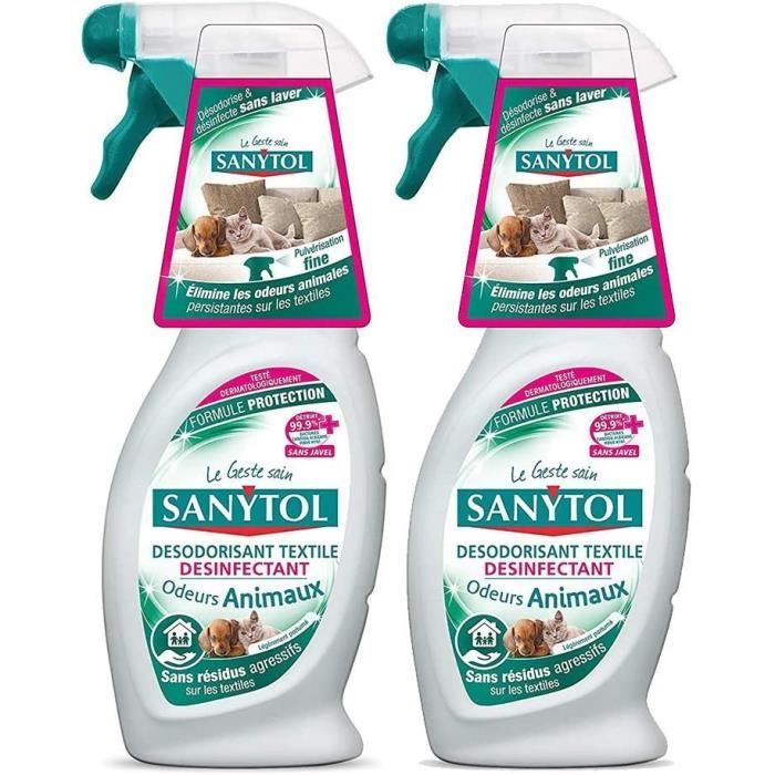 Acheter Sanytol Désodorisant désinfectant spécial textiles, 500ml