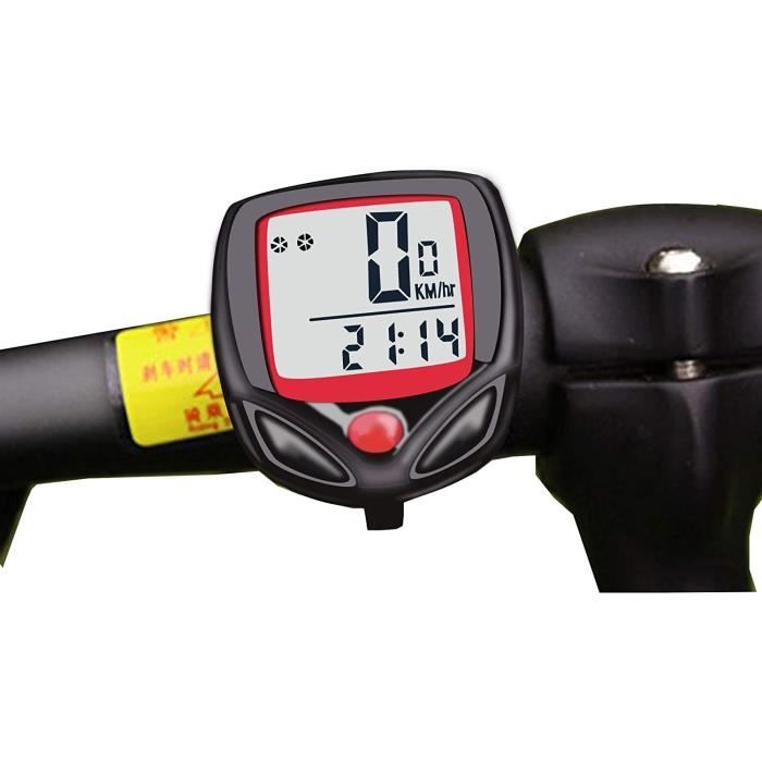 Ordinateur De Vélo D'Appartement - Compteur Vitesse, Distance, Calories - Pour Home Training